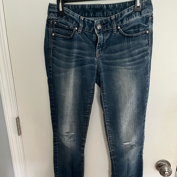 Express Denim - Express Distressed Jean Size 4. 30inch inseam